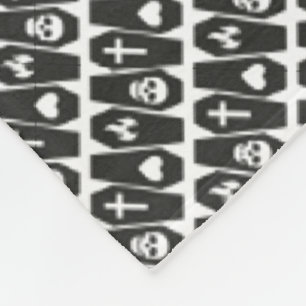 Coffins Fleece Blanket