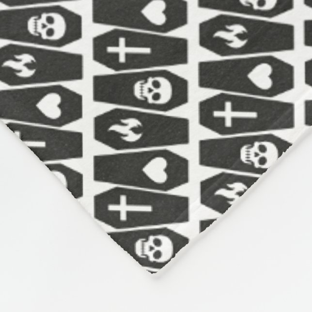 Coffins Fleece Blanket (Corner)