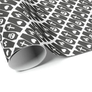Coffins wrapping paper