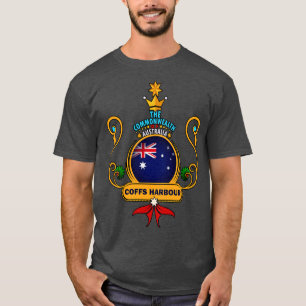 Coffs Harbour City Pride Golden Australian Flag So T-Shirt