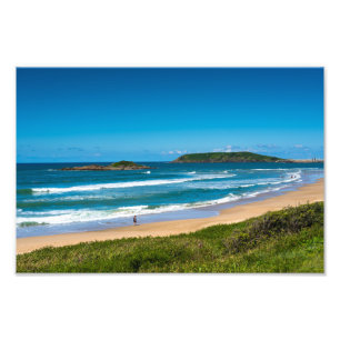 Coffs Harbour Park beach seascape Australia Photo Print