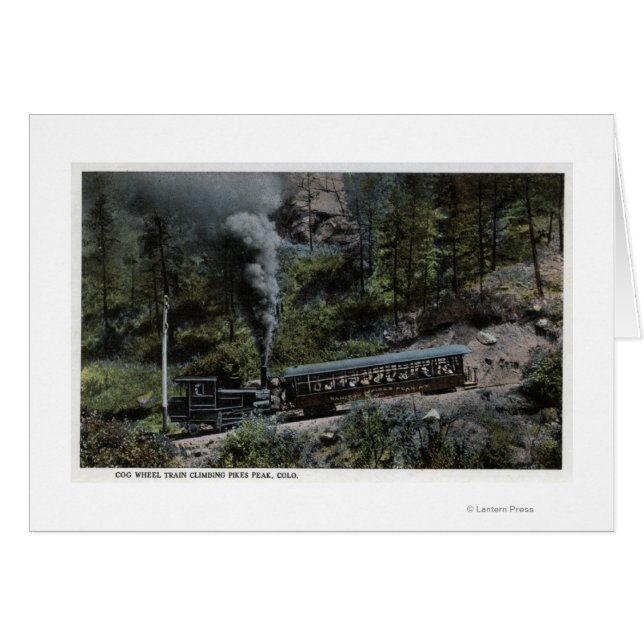 Cog Wheel Train Climbing Up (Front Horizontal)