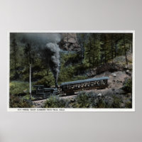 Cog Wheel Train Climbing Up