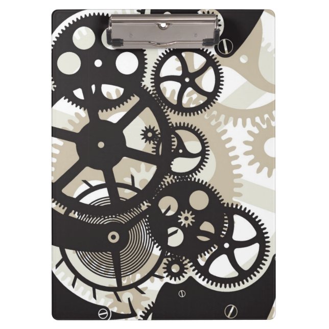 Cog wheels work clipboard (Front)