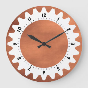 Cogged 01 - Martian Dust Storm Large Clock