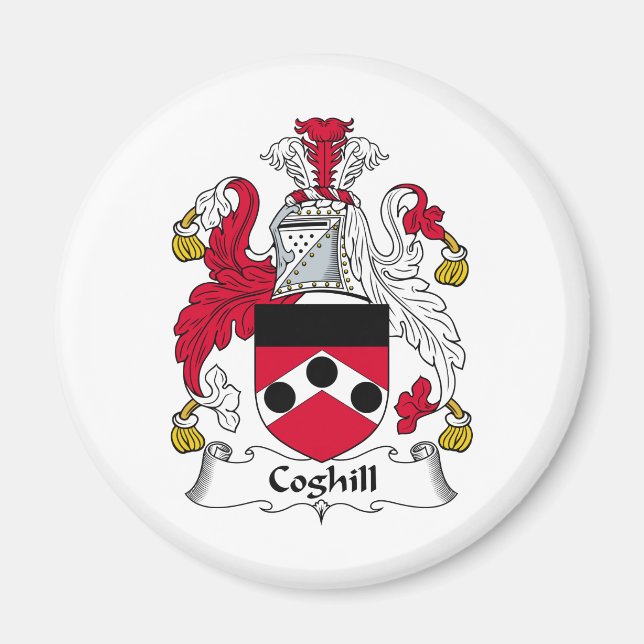 Coghill Family Crest Magnet (Front)
