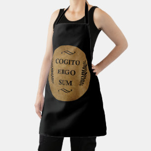 Cogito ergo sum apron