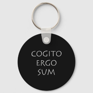 Cogito ergo sum key ring
