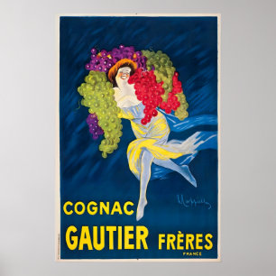 Cognac Beverage Wine Vintage Travel Poster