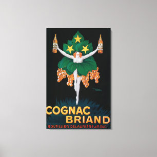Cognac Briand Promotional Poster Canvas Print