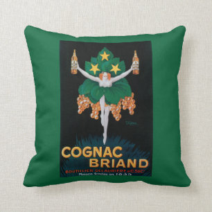 Cognac Briand Promotional Poster Cushion