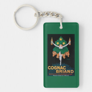 Cognac Briand Promotional Poster Key Ring