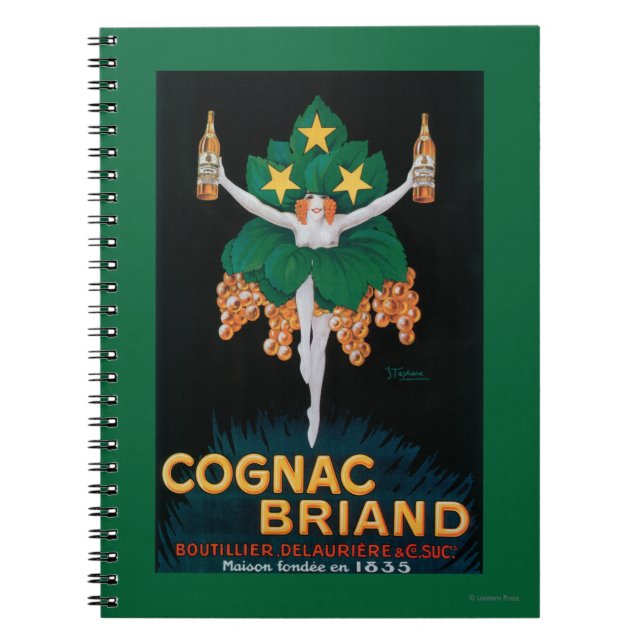 Cognac Briand Promotional Poster Notebook (Front)