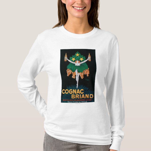 Cognac Briand Promotional Poster T-Shirt (Front)