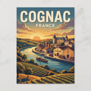 Cognac France Postcard