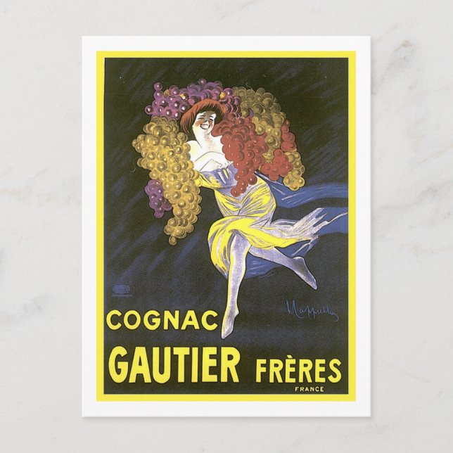 Cognac Gautier Freres Postcard (Front)