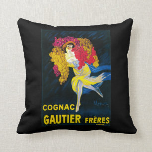Cognac Gautier Promotional PosterFrance Cushion
