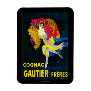 Cognac Gautier Promotional PosterFrance Magnet