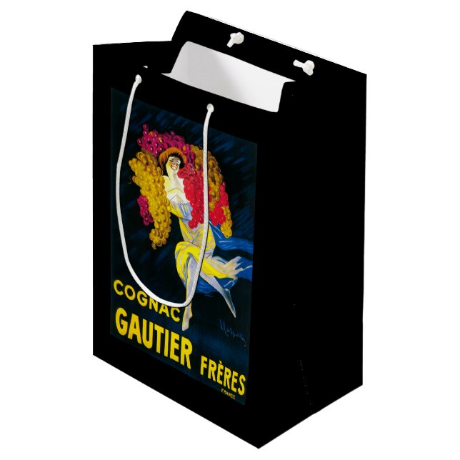 Cognac Gautier Promotional PosterFrance Medium Gift Bag (Front Angled)
