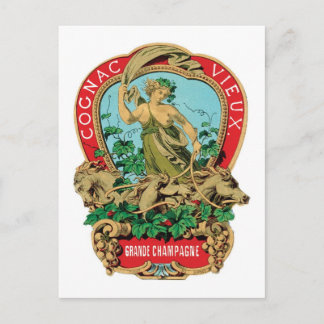 Cognac Vieux Grand Champagne Postcard