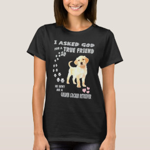 Cogol Dog Mum Dad Costume Golden Cocker Retriever T-Shirt
