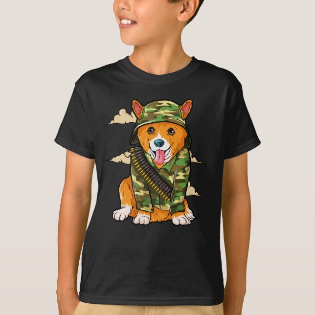 Cogri Army Military Dog T-Shirt (Front)