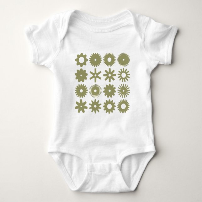 Cogs Baby Bodysuit (Front)