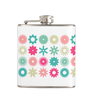 Cogs - Colours 01 Hip Flask