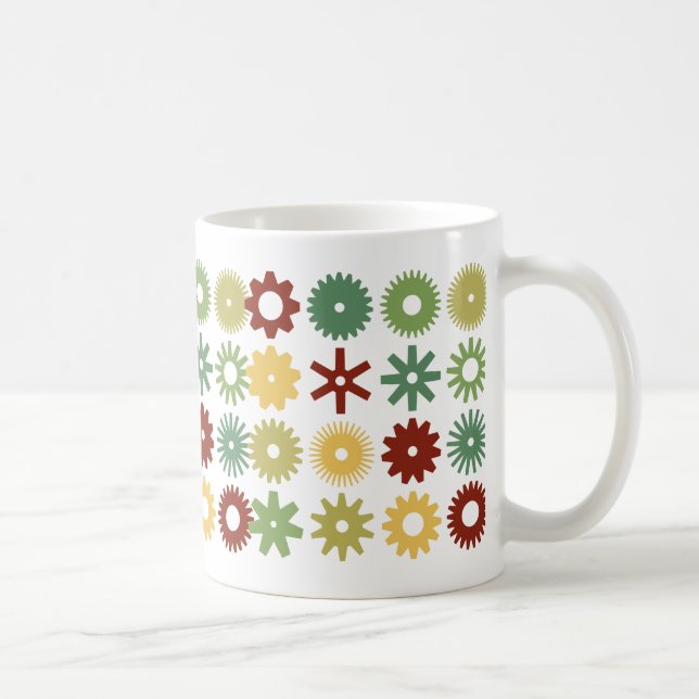 Cogs - Colours 03 Coffee Mug (Right)