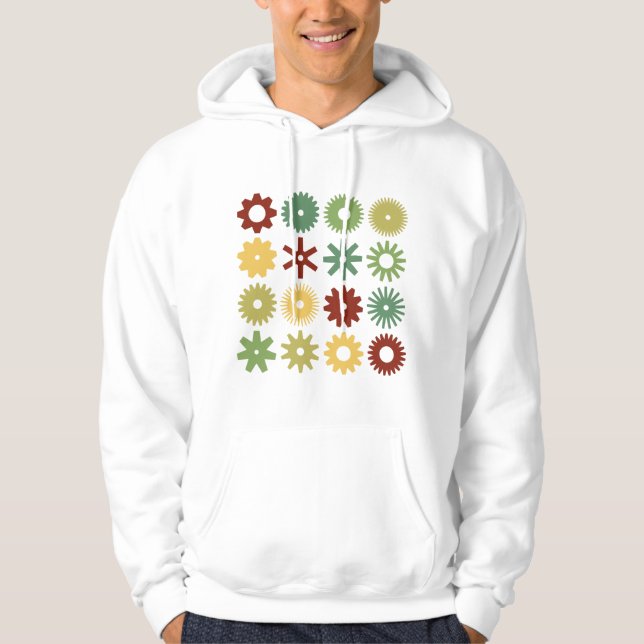 Cogs - Colours 03 Hoodie (Front)
