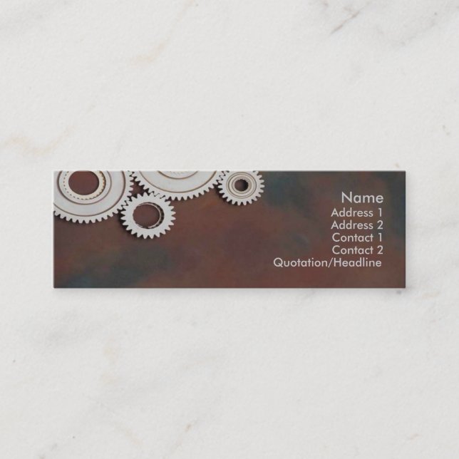 Cogs Profile Card (Front)