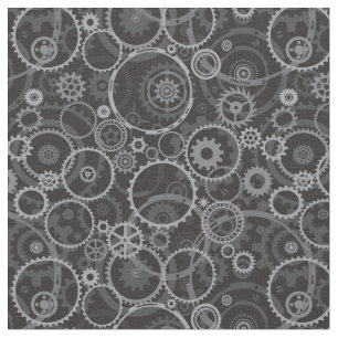 Cogwheels pattern fabric
