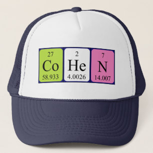 Cohen periodic table name hat