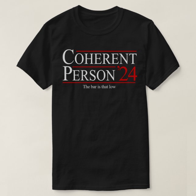 Coherent Person 2024 T-Shirt (Design Front)