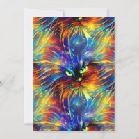 Cohesive Abstract Exquisite Cat Splashes Seamless