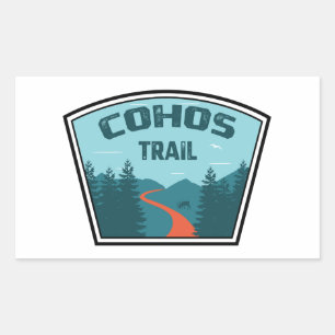 Cohos Trail New Hampshire Rectangular Sticker