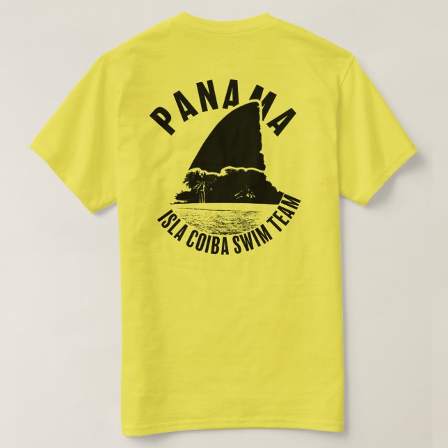 Coiba's Swim Team, PCZ T-Shirt (Design Back)