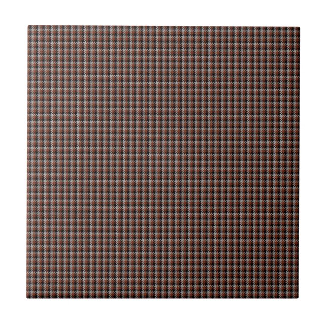Coigach Tweed Rustic Gun Club Check Tile (Front)