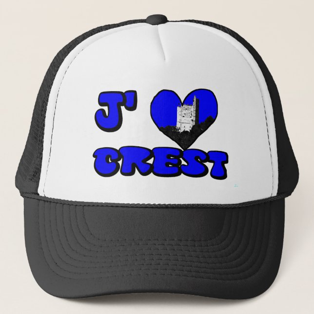 Coil Crest blue Trucker Hat (Front)
