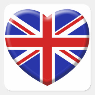 coil England flag Square Sticker