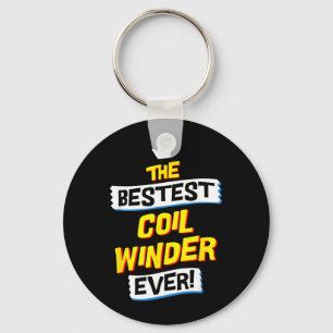 Coil Winder Funny Job Occupation Key Ring