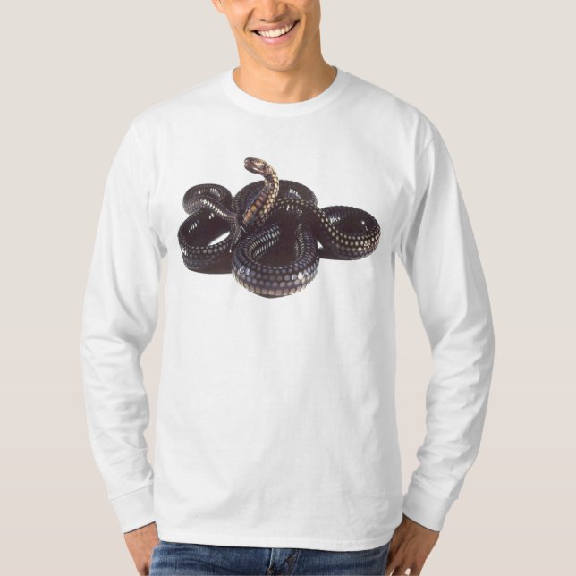 Coiled and Ready to Strike Snake T-Shirt (Front)