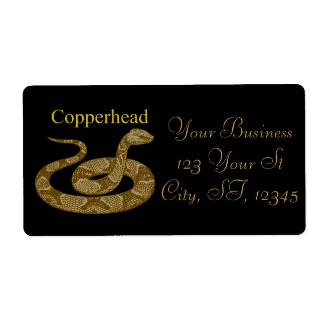 Coiled Copperhead Snake Thunder_Cove (Front)