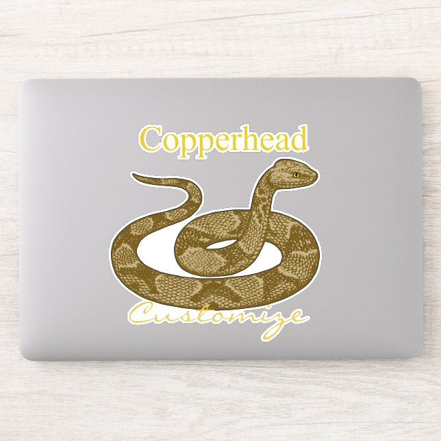 Coiled Copperhead Snake Thunder_Cove (Computer)