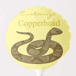 Coiled Copperhead Snake Thunder_Cove Balloon
