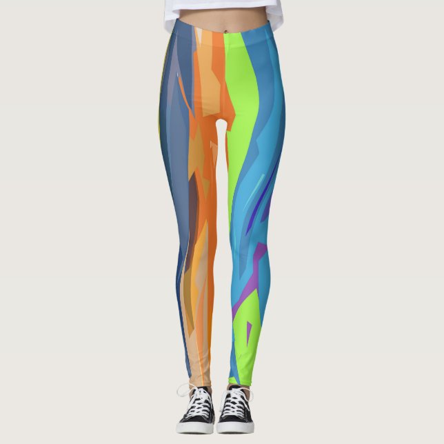 Coiled waterfall leggings (Front)
