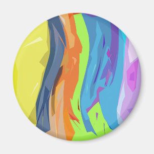 Coiled waterfall magnet