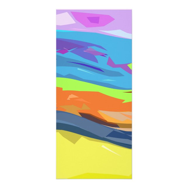 Coiled waterfall rack card (Front)