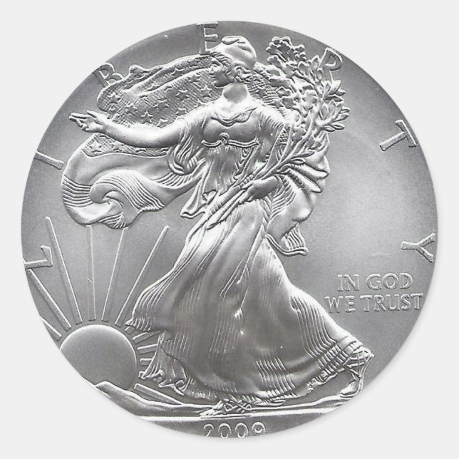 Coin Classic Round Sticker (Front)