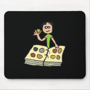 Coin Collecting Mouse Pad